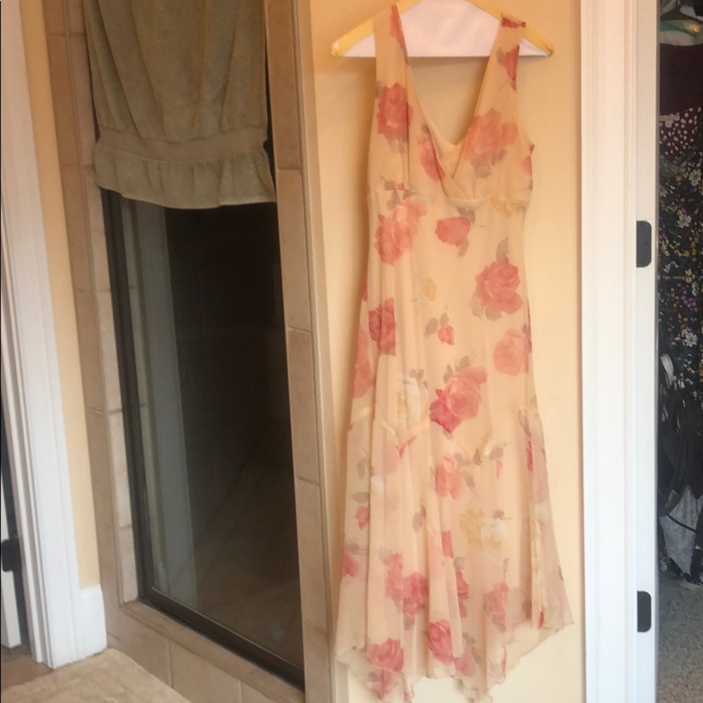 Sheer flower sundress